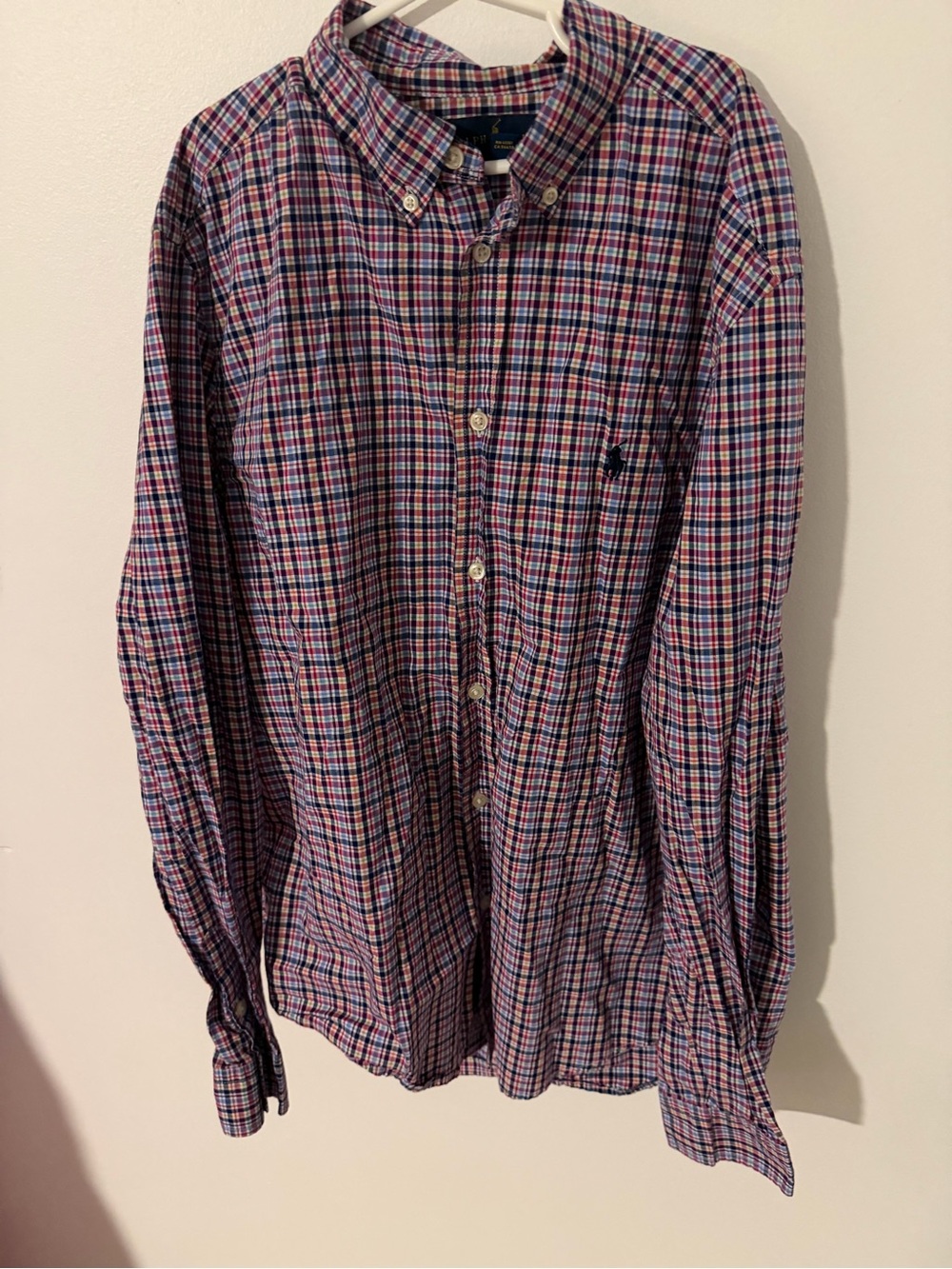 Polo by Ralph Lauren Boys Plaid Button-Down Shirt in size 18-20